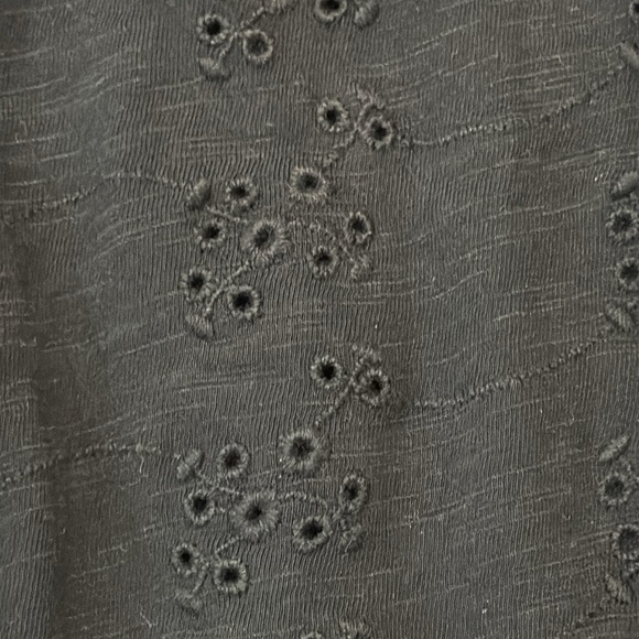 Off the Shoulder- Bell Sleeve - Eyelet Top - Picture 5 of 6